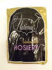 Vtg New Nationals "Mist" Thigh High Nylon Hosiery Garter Stockings Sz B / Medium