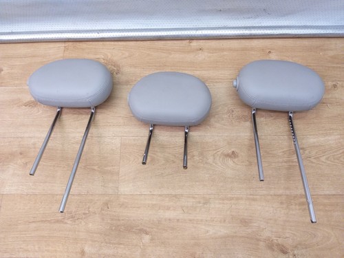 Mercedes W211 Mopf Kombi Kopfstützen Kopflehne Nackenpolster Leder Beige Hinten