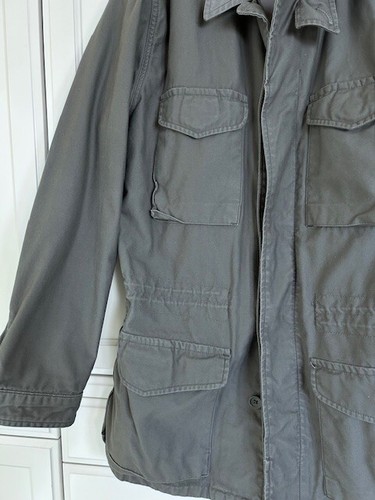 Giacca Marc Jacobs Cargo utilità militare taglia L grigio kaki bottoni coulisse - Foto 3 di 16