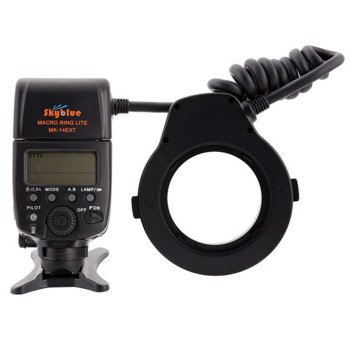 Meike MK-14EXT ETTL Macro ring flash AF assist lamp For Canon 70D 7DII 5Ds R - Bild 5 von 6