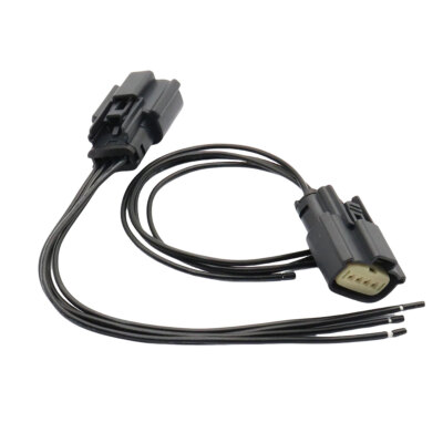 2Pcs Fit 2013+ Escape Taurus F150 HID Halogen Headlight Connector Pigtail Plug