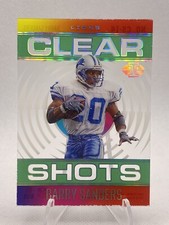 2021 Panini Illusions Barry Sanders Clear Shots SP Emerald Green Acetate # CS-14