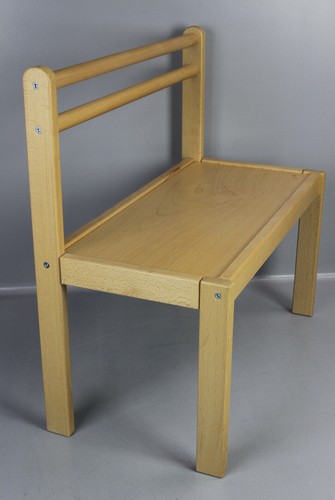 Wehrfritz Kinderbank Holzbank SH 32,5cm x L 61cm Buche Natur KR4-KB - Bild 4 von 4