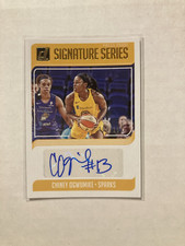 2019 Panini Donruss WNBA Autograph Press Proof Chiney Ogwumike #/199