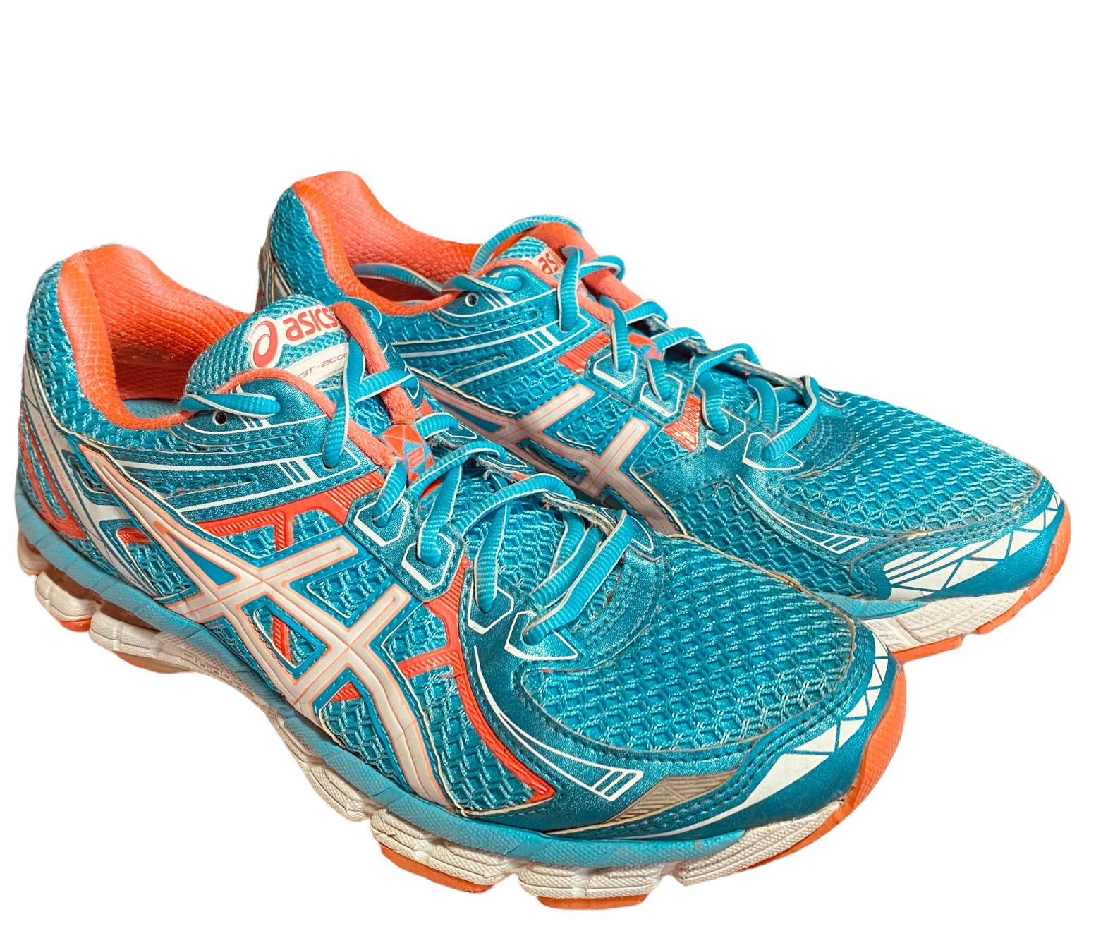 Scarpe da corsa Asics Donna 9 Duomax Comfort Dynamic T3P8N GT 2000 Gel Blu Bianco