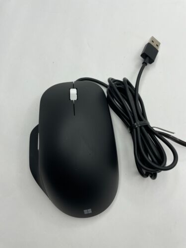 Original Microsoft Ergonomic wired Mouse Black (RJG-00001) black - Picture 1 of 3