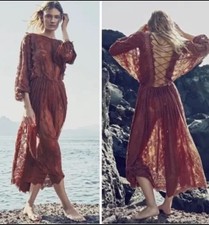 Zimmermann Alchemy Embroidery Long Dress Size 0 RRP $1100