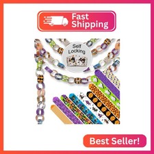300 Halloween-Themed Paper Chain Strips for Crafting. No Glue or Tape Needed. Ki