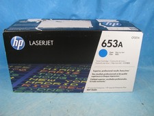 GENUINE HP 653A CYAN TONER CARTRIDGE - CF321AC - FREE SHIPPING - NEW