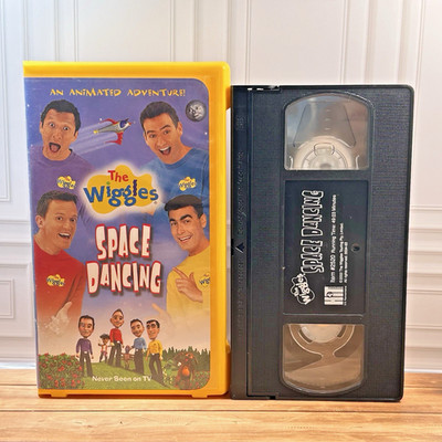 The Wiggles Space Dancing VHS 2003 Never seen on TV An Animated Adventure Tested