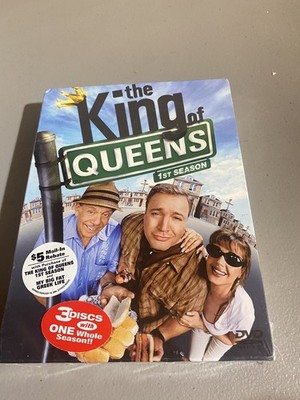 THE KING OF QUEENS 1ST SEASON  3-DVD Set Used FULL SCREEN 