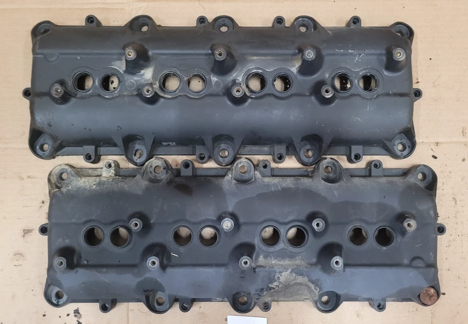 OEM 2009-2018 Dodge Ram 1500 Cubierta de válvula Mopar 5,7 L 6,4 L Juego de 2 cubiertas Hemi Foto 3 de 4