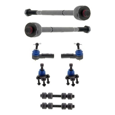 Mevotech Supreme Front Inner Outer Tie Rod Ends Sway Bar Kit for DeVille V6 FWD