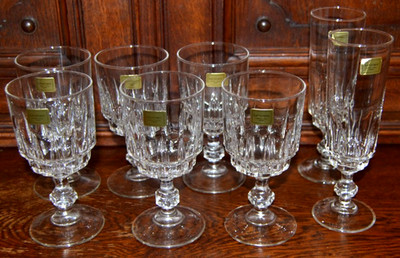 6  LANCE Luminarc Weingläser + 2 Luminarc LANCE Sektgläser Vintage Sammlerstücke