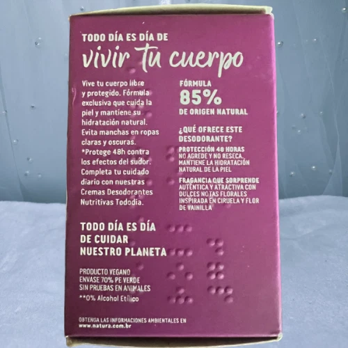 Natura Tododia Plum and Vanilla Blossom Roll-On 止汗除臭止汗剂 01/27 — 第 4/4 张图片