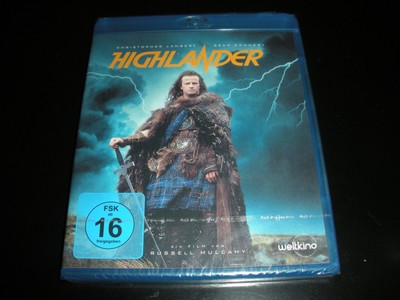 Blu-ray HIGHLANDER * Christopher Lambert, Sean Connery *Action/Fantasy 1986 NEU
