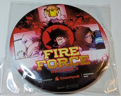 2025 NYCC Crunchyroll Fire Force Season 3 Pin