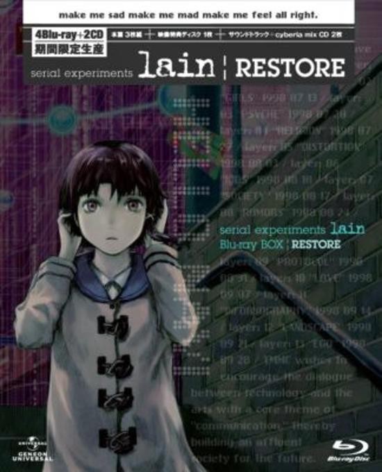serial experiments lain 北米版 Blu-ray+DVD RARE Serial Experiments Lain Restore Blu-ray Box set Limited
