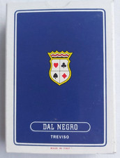 St. Vincent Back Blue Plastic Theodomir Dal Negro Poker Card Deck Years..
