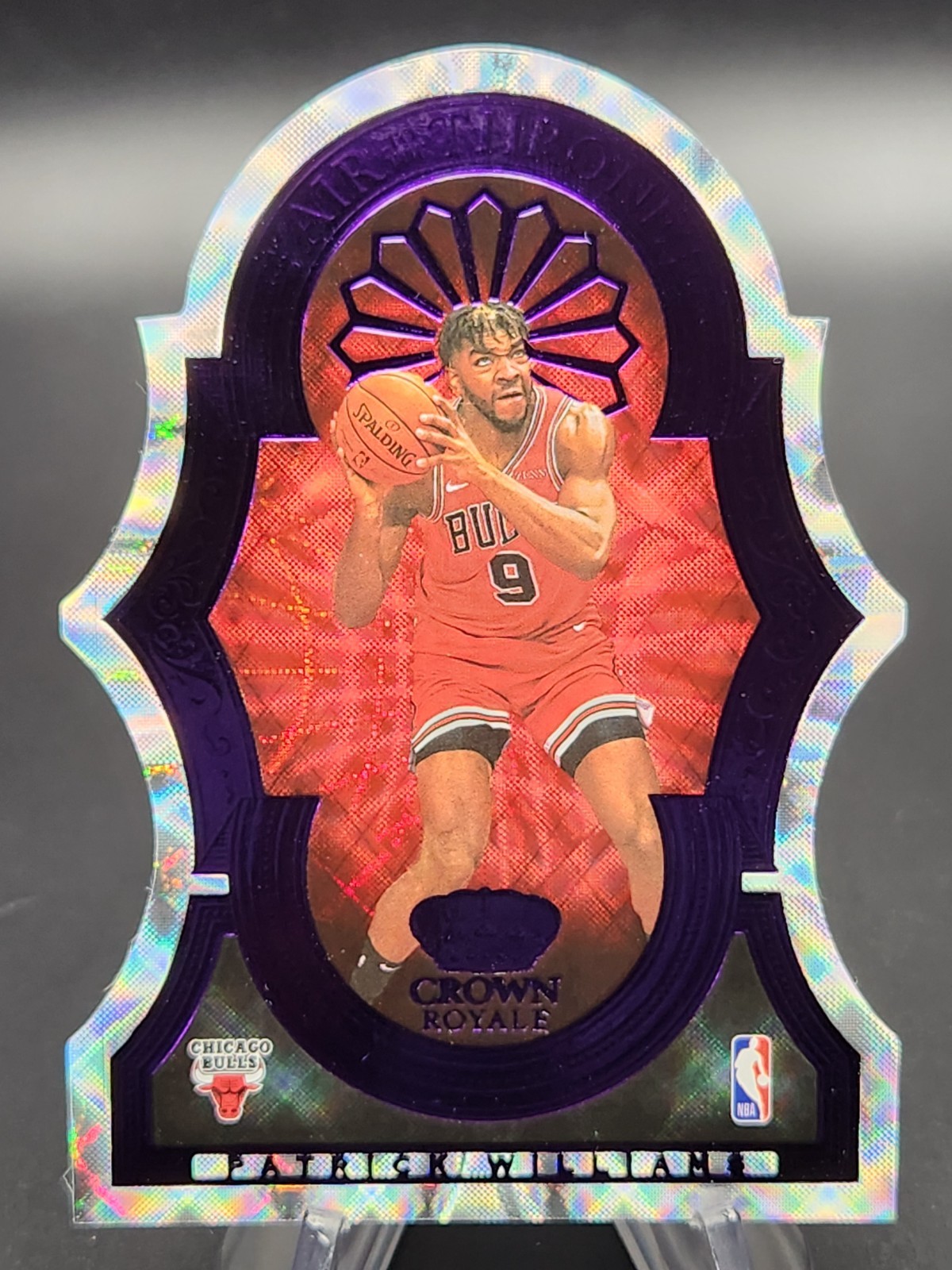 Patrick Williams 2020-21 Panini Crown Royale Air to the Throne Purple 5/25