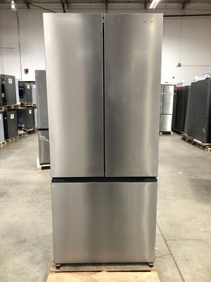 30 in. 3 Door French Door Refrigerator, Stainless (OPEN BOX COSMETIC IMPECTIONS)