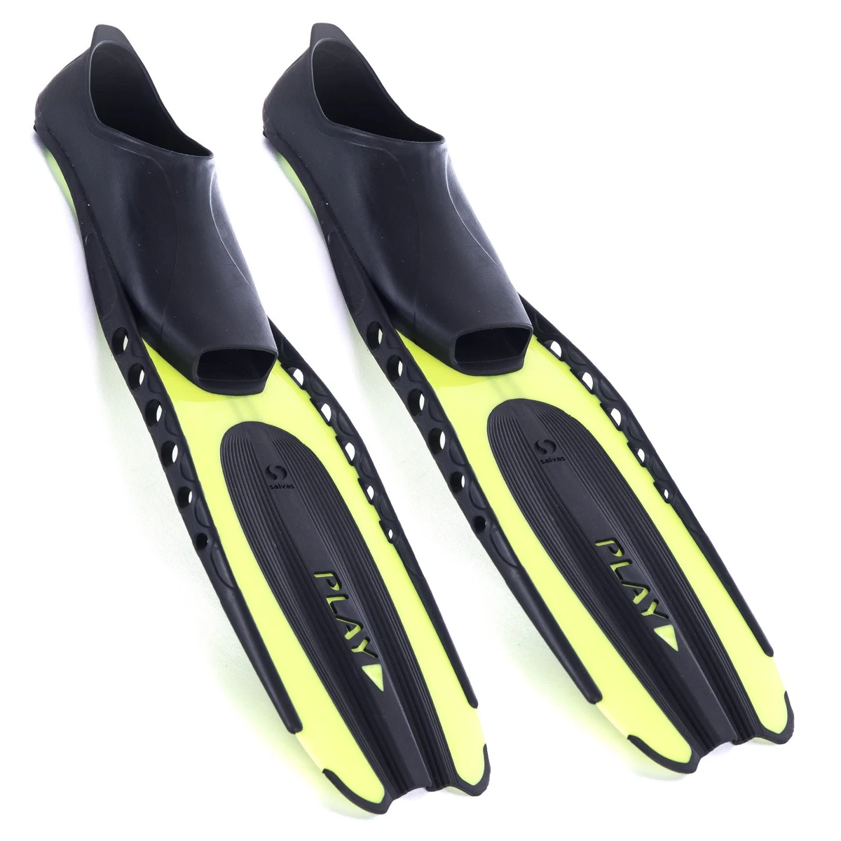 SALVAS Schwimmflossen Play Schnorchel Taucher Lang Flosse Erwachsen&Jugend 31-45