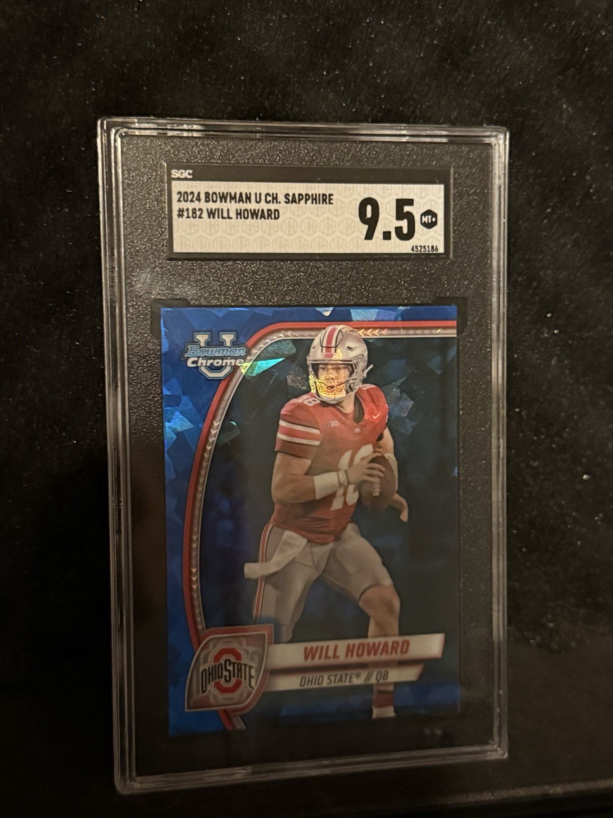 2024 Bowman University Chrome Sapphire Will Howard #182