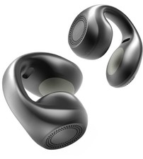 Clip-On Earbuds,Comfort Air Cushion Open Ear Earbuds Black
