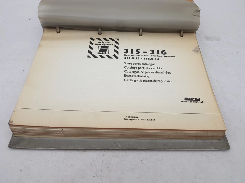 Manual De Taller Fiat Iveco 315 316 Autobús Camión Catálogo De Repuestos Ed 78 - Imagen 4 de 4