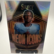 Panini Select Neon Icons Prizm Cam Ward Tennessee Titans Rookie #25 2025