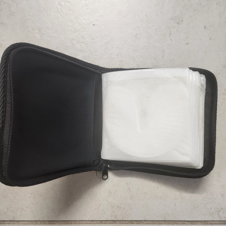 Unbranded 24ct Travel Case CD/DVD Nylon Wallet with Two Side Pockets #1892 - Image 2 of 3