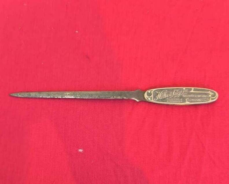 Vintage Letter Opener Hills & Lacy Ltd Green Dragon Court London