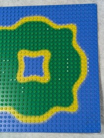 Lego 32x32 Baseplate Island and Center Lagoon Pattern Set 6270 Forbidden Island