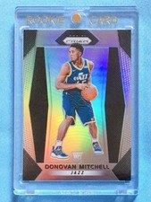 2017-18 Panini Prizm Donovan Mitchell RC Silver Card NBA Rookie. rookie card picture