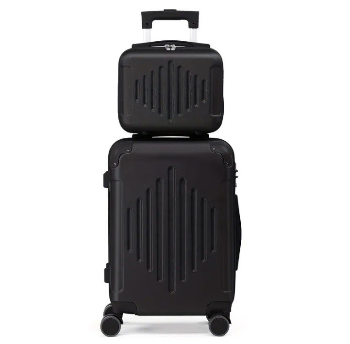 Valise cabine avion noire pour week-end business et voyages urbains