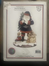 NFL Santa's Friend DENVER BRONCOS The Memory Company Series Figurine Christmas
