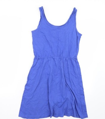 Easy Damen blau A-Linie Größe 10