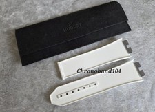 Genuine OEM Hublot Big Bang UNICO 28/22mm White Rubber Watch Strap Ref: 401 NEW!