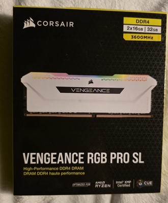 Corsair Vengeance RGB Pro SL 32GB (2x16GB) DDR4 3600MHz RGB Memory