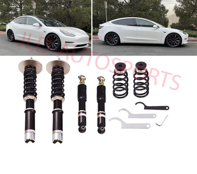 BC Racing BR Adjustable Coilovers Kit For 2017-2024 Tesla Model 3 Dual-Motor AWD