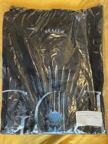 Game of Thrones Night King on Throne Black T-Shirt NEW Officially Licensed