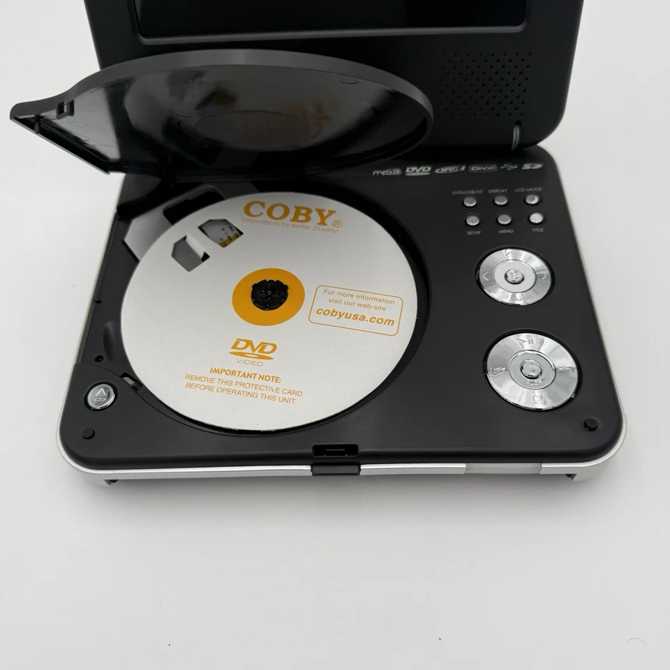 Coby TF-DVD7377 Portable DVD Player (7") With USB And SD Card Slot New- Open Box - Image 3 of 4