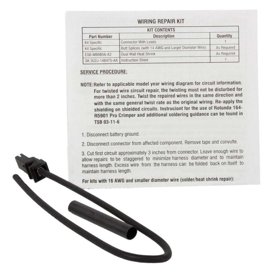 For Ford F-150 15-17 Motorcraft Rear Window Defroster Grid Terminal Connector Foto 2 de 3