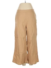 H By Halston Women Brown Linen Pants M