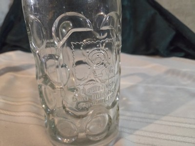Augustiner Brau Munchen 1 Lt. Dimple Embossed Mug 