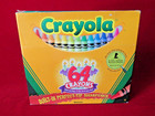 Crayola 64ct Crayons in Original Box with Built-in Sharpener Excellent condition — photo 1