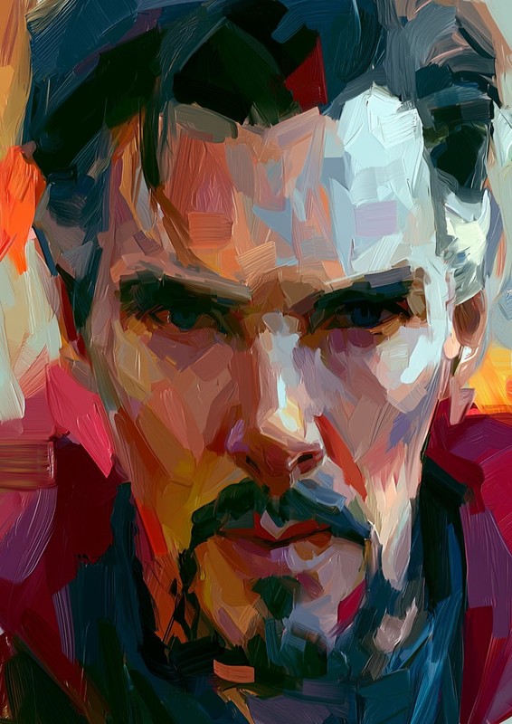 Doctor Strange Art Card 1/1 PaintOholic Signed ONE OF A KIND.