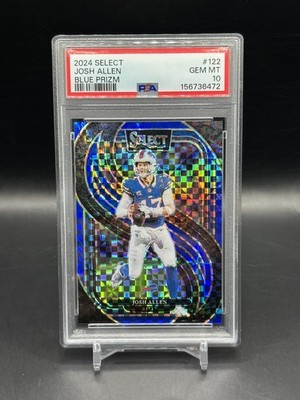COLOR + JERSEY NUMBER MATCH! #17/175 Josh Allen 2024 Select BLUE PRIZM PREMIER