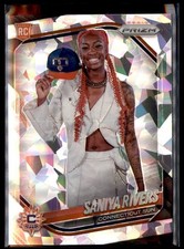 2025 Panini Prizm WNBA #150 Saniya Rivers Ice Prizms