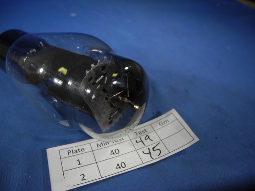 RCA JAN CRC 5U4G LARGE BOTTLE RECTIFIER - STRONG MILITARY TUBE (TESTED W/ TV-7D) - Picture 4 of 7